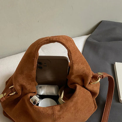 French Cloud Dumpling Bags Brand Design Frosted New Fashion Handbag