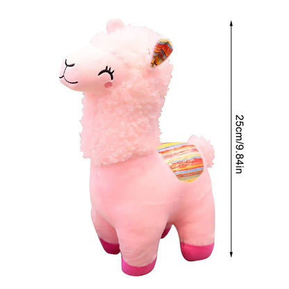 Smile Alpaca Llama Plush Pillow 25cm