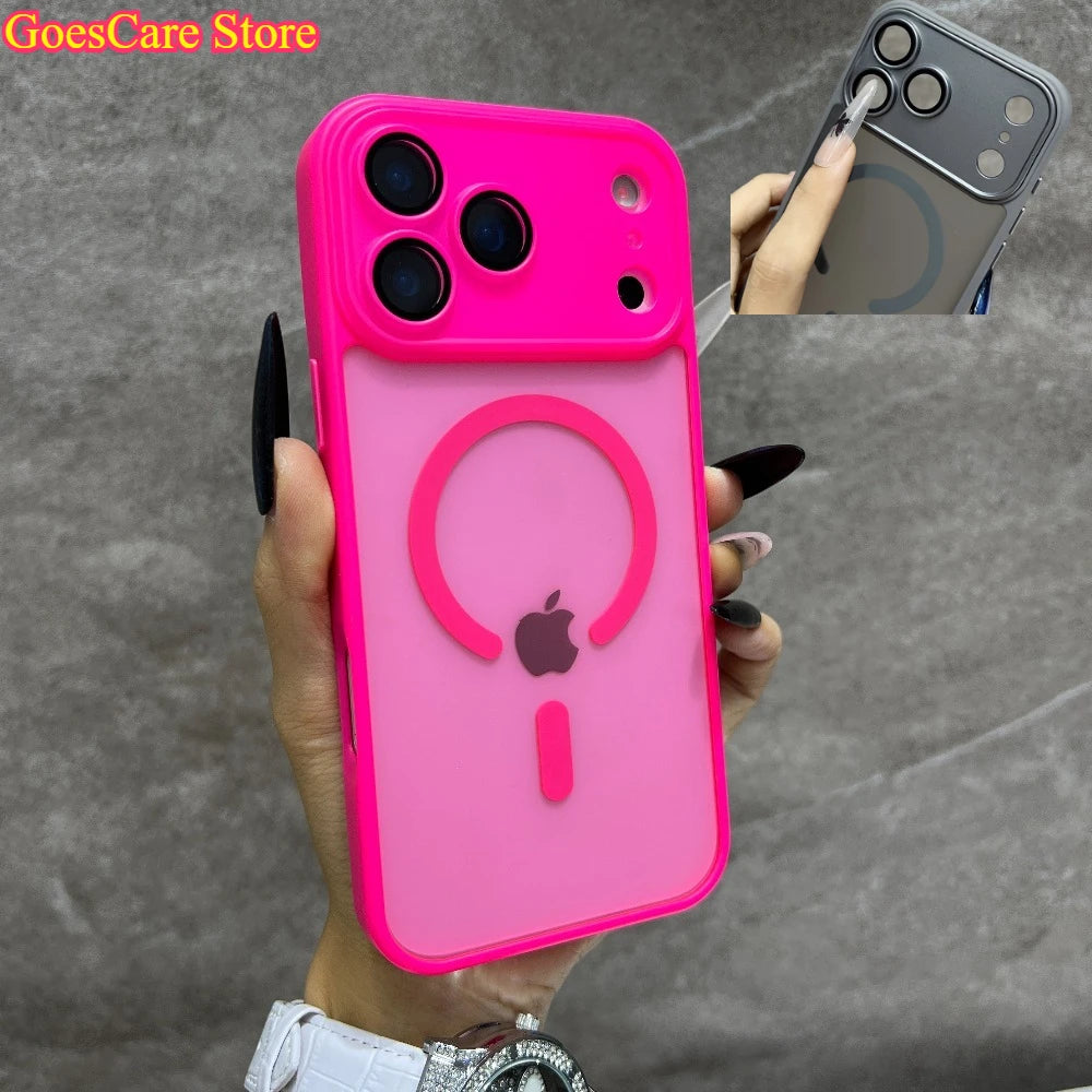MagSafe iPhone Case – Matte Translucent with Camera Protector