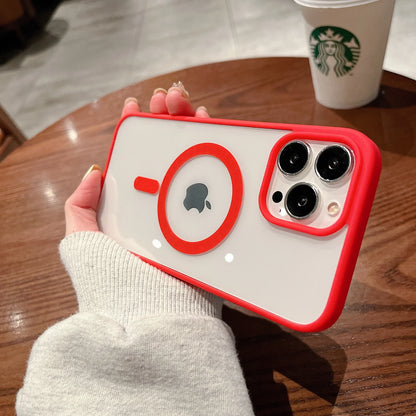 Transparent MagSafe iPhone Case – Colorful, iPhone X to 15 Series