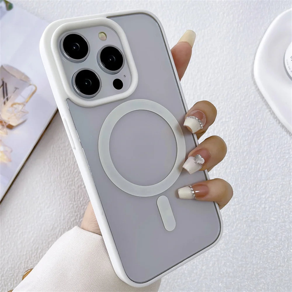 MagSafe Matte iPhone Case – iPhone 11 to 17 Pro Max, Wireless Charging Compatible