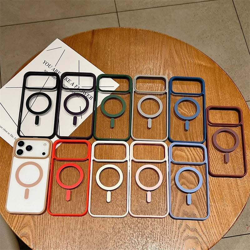 MagSafe Clear iPhone Case – Magnetic Wireless Charging