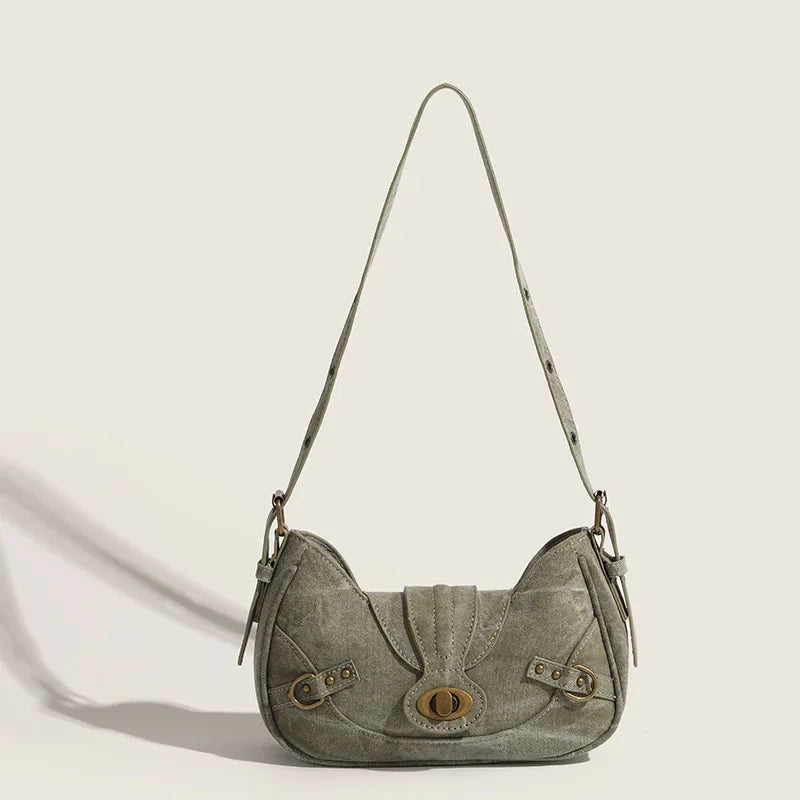 Y2K Vintage Shoulder Bag – Retro American Street Style Purse