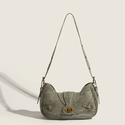 Y2K Vintage Shoulder Bag – Retro American Street Style Purse