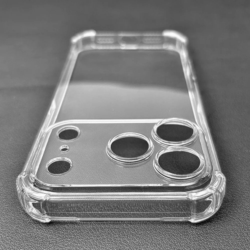 Shockproof Clear Armor Case for iPhone 17 16 15 14 13 12 11 X XR 8 Series