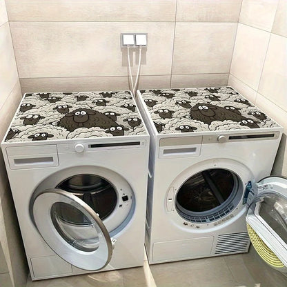Vikama Sheep Print Washer Dryer Cover Pad Quick Drying Absorptive Top Protection Suitable