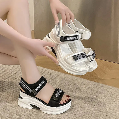 Women's Platform Sport Sandals – Open Toe Wedge Summer Shoes