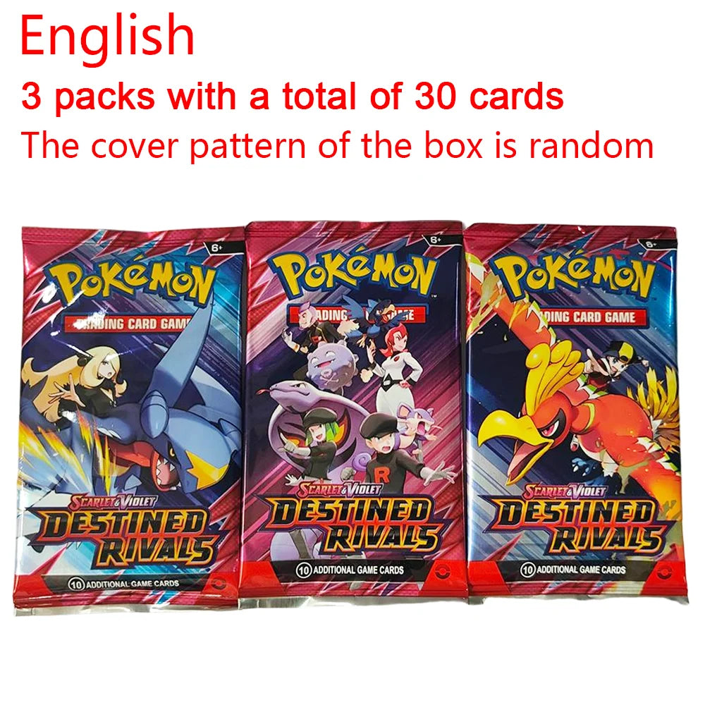 360Pcs Pokemon Card Destined Rivals Prismatic Evolutions Scarlet Violet 151 PALDEAN English Booster Battle Transaction Card