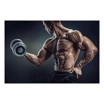 Gym Motivation Wall Art Print – Bodybuilding Fitness Poster for Home & Gym Decor