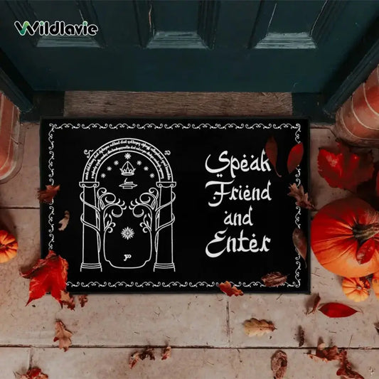 Lord of the Rings Doormat – Speak Friend and Enter Non-Slip Rug