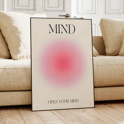 Mind Body Soul Aura Gradient Wall Art Poster – Spiritual 3-Piece Set
