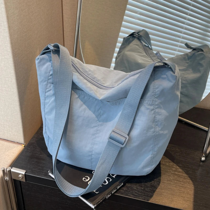 Nylon Fabric Women's Shoulder Bag Large Capacity