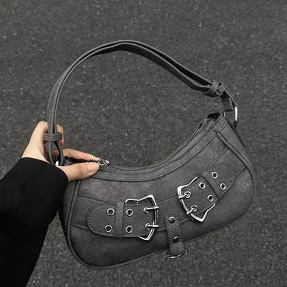 Sweet Cool Denim Grey Women Y2k Grunge Hot Girls Casual Handbag
