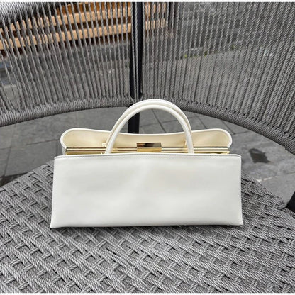 Luxury Leather Handbag High-end Design Elegant Minimalist