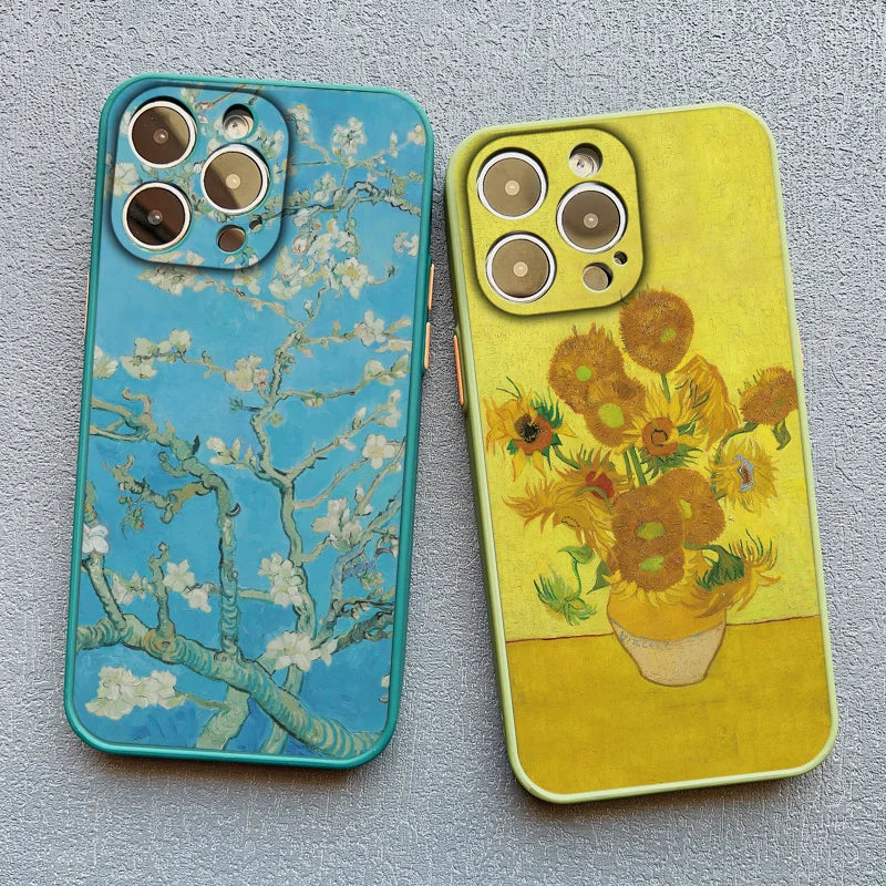 Van Gogh Oil Painting Phone Case for iPhone 17 16 15 14 13 12 11 X Series
