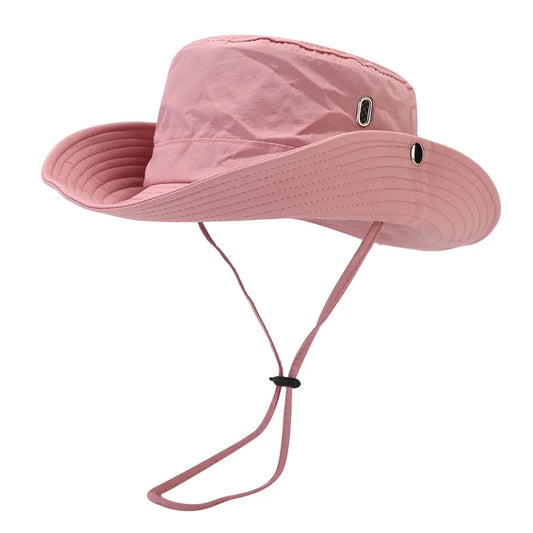 Wide Brim Sun Hat – Women's UV Protection Outdoor Bucket Hat