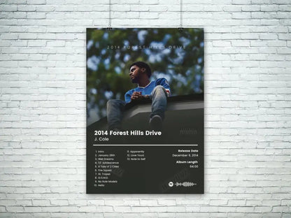 Hip Hop Music Album Poster – Canvas Wall Art Print