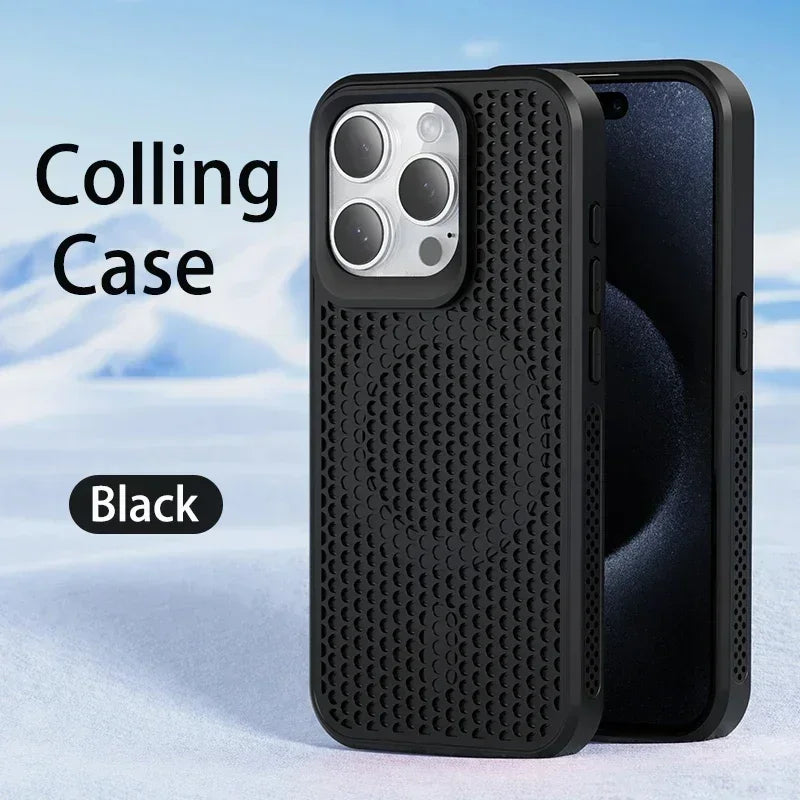 Cooling MagSafe Mesh iPhone Case – Heat Dissipation Breathable Cover