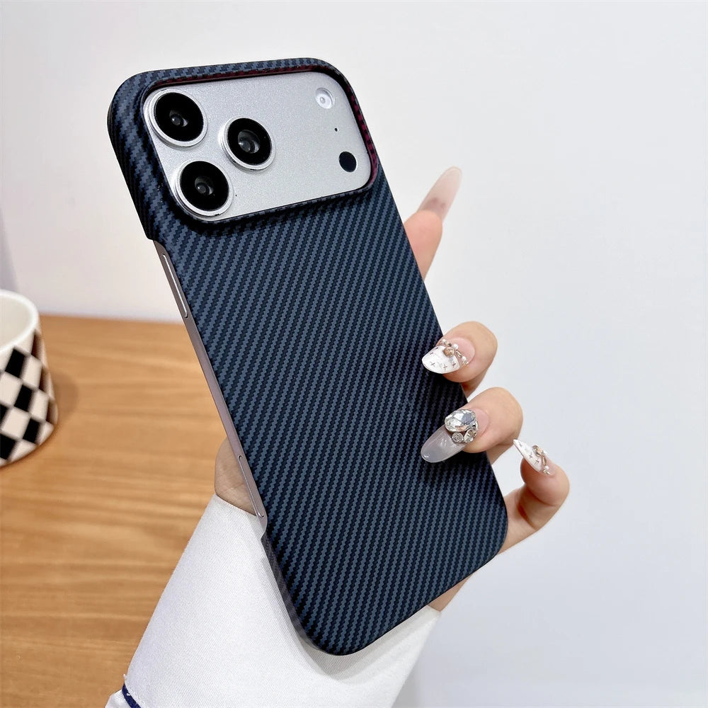 Carbon Fiber iPhone Case – Slim MagSafe Compatible Cover