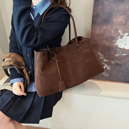 Vintage Casual Tote Bag New Large-capacity Handbag