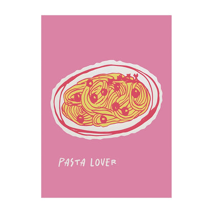 Minimalist Kitchen Wall Art Poster – Food Print for Home Decor