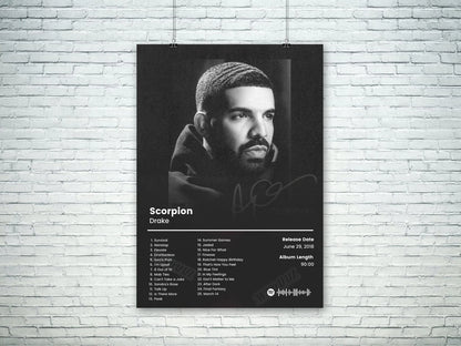 Hip Hop Music Album Poster – Canvas Wall Art Print