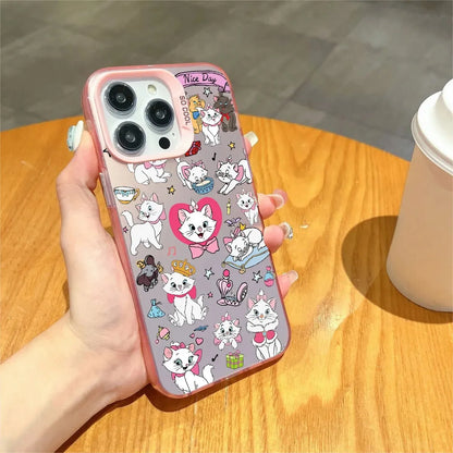 Marie Cat iPhone Case – Cute Cartoon Soft Silicone Cover