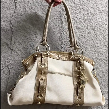 Vintage Large Capacity Shoulder Handbag – Casual Underarm Bag