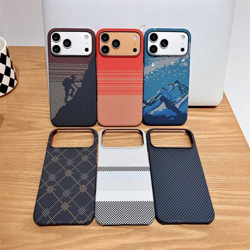 Carbon Fiber iPhone Case – Slim MagSafe Compatible Cover