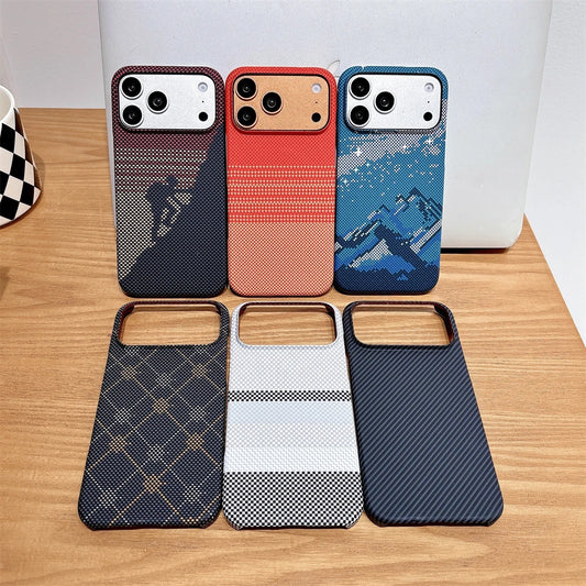 Carbon Fiber iPhone Case – Slim MagSafe Compatible Cover