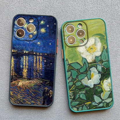 Van Gogh Oil Painting Phone Case for iPhone 17 16 15 14 13 12 11 X Series