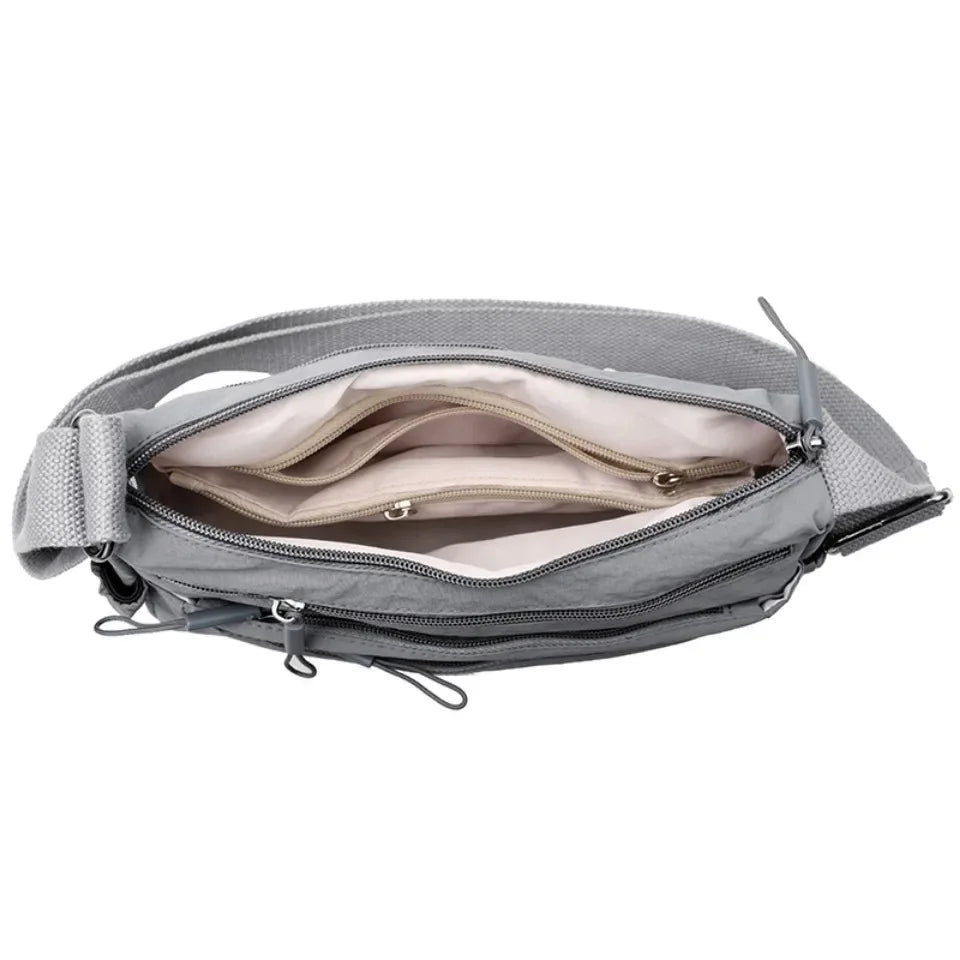Multi-layer Casual Light Weight Shoulder Crossbody Bags