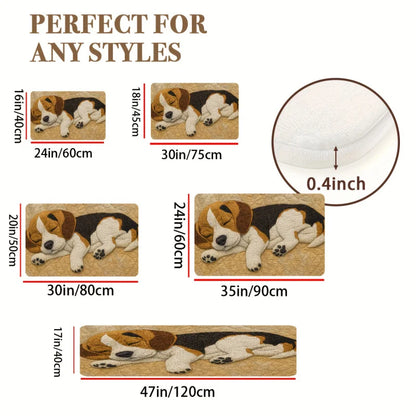 Beagle Doormat – Non-Slip Stain-Resistant Indoor Outdoor Rug