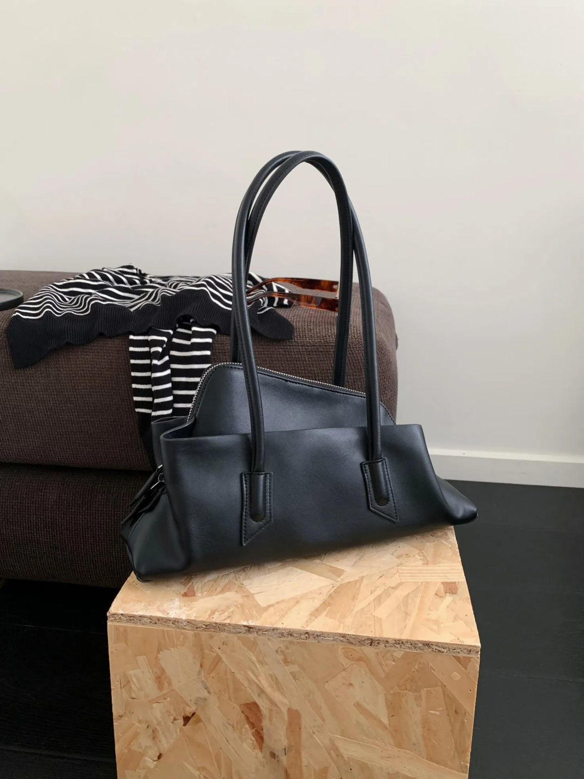 Crocodile Pattern Leather Tote Bag – Large Capacity Shoulder Bag