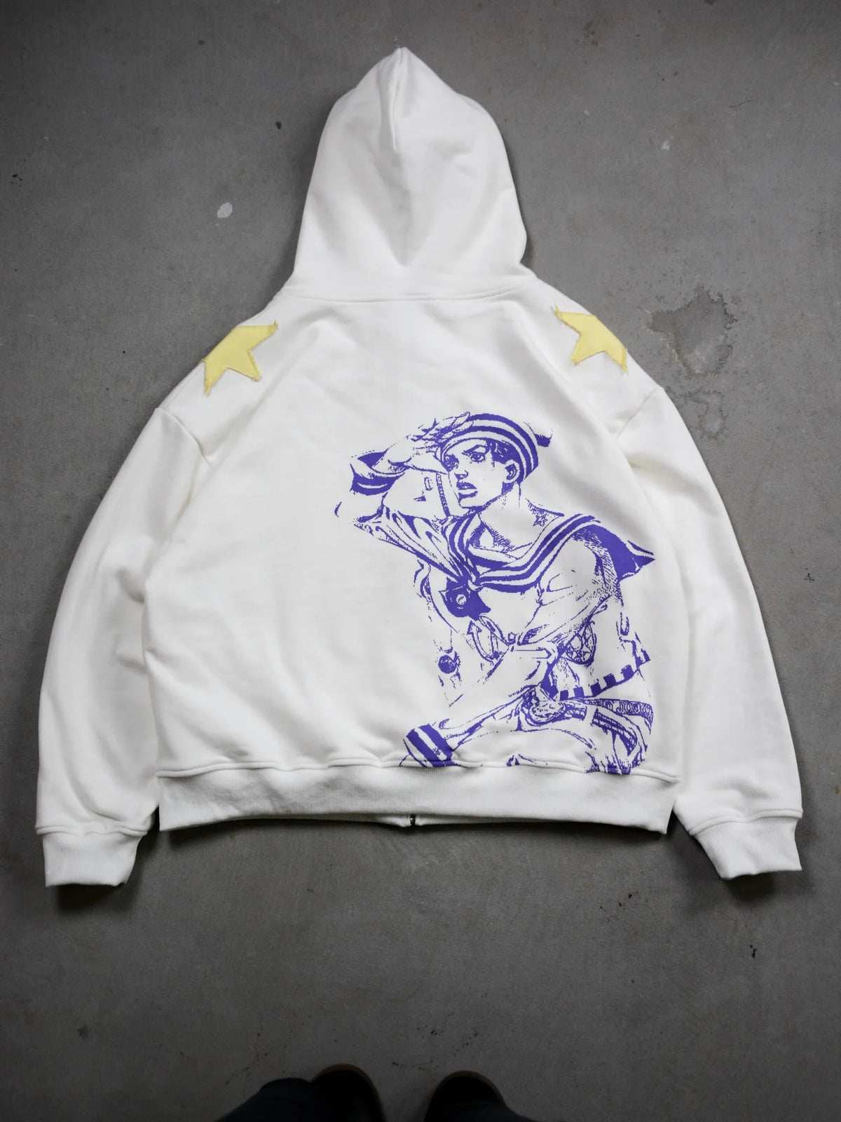 JoJo's Bizarre Adventure Zip-Up Hoodie Anime Graphic Streetwear Unisex