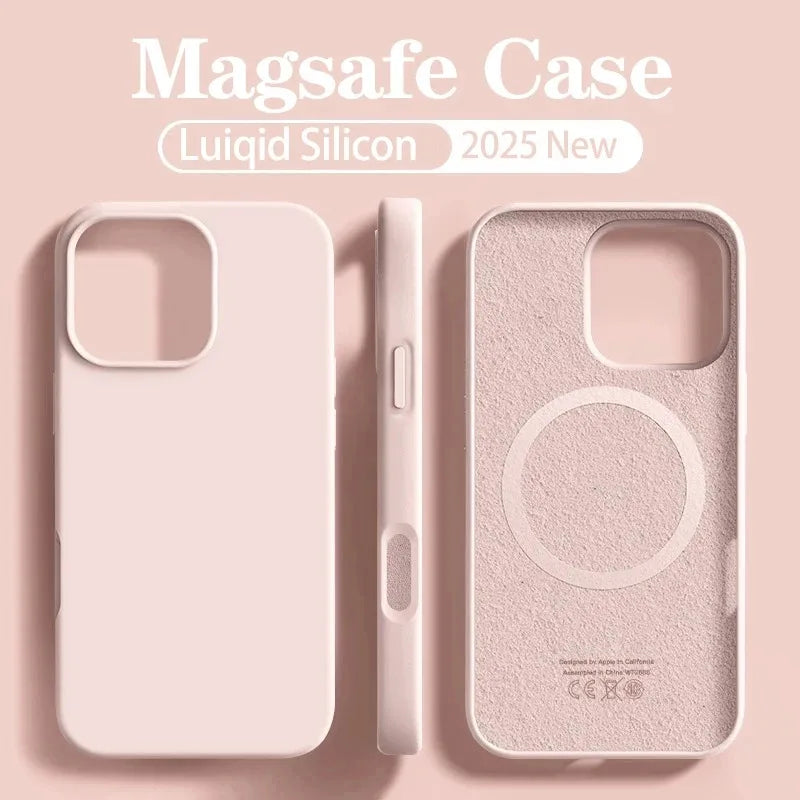 Liquid Silicone MagSafe iPhone Case – iPhone 12 to 17 Series