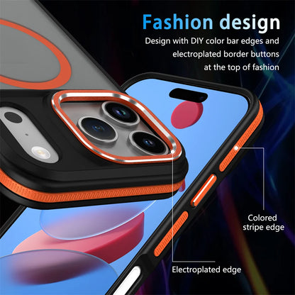 Magnetic Colorful Border MagSafe iPhone Case