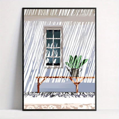 Tropical Illustration Canvas Wall Art – Boho Nature Poster