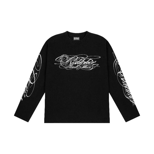 Street Culture Graphic Long Sleeve Sweatshirt Unisex Y2K