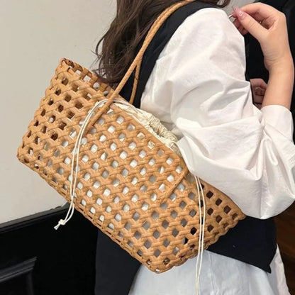 Vegetable Basket Women Straw Bags