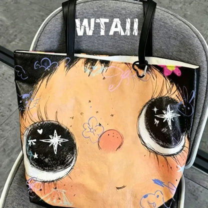 Brand Portrait Print Tote Bag
