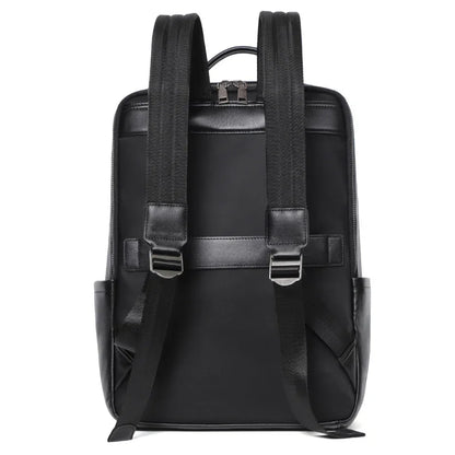 Genuine Leather Men's Backpack Large Capacity Laptop Bag