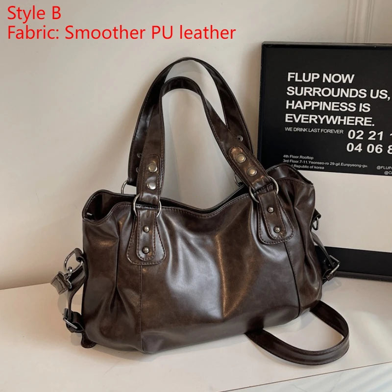Soft Interior Compartment Shoulder Bags