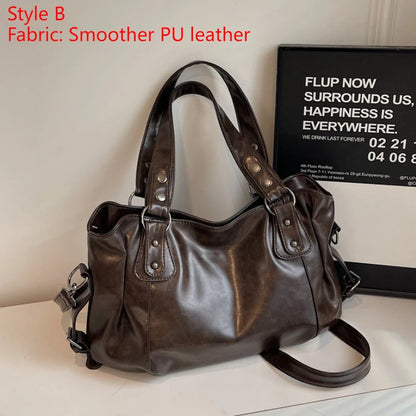 Soft Interior Compartment Shoulder Bags