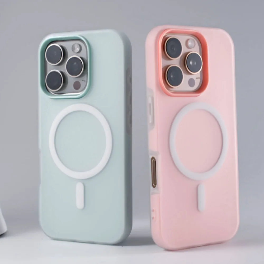 MagSafe Matte Candy Color iPhone Case – iPhone 17 / 16 / 15 / 14 / 13 / 12 / 11
