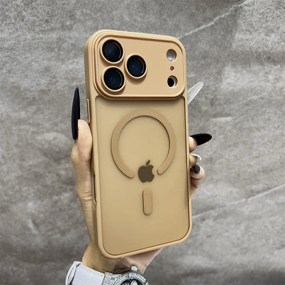 MagSafe iPhone Case – Matte Translucent with Camera Protector