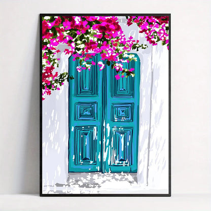 Tropical Illustration Canvas Wall Art – Boho Nature Poster
