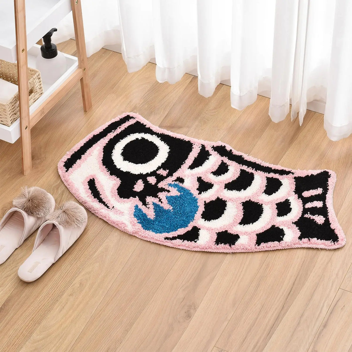 Koi Fish Bathroom Mat – Soft Non-Slip Absorbent Rug