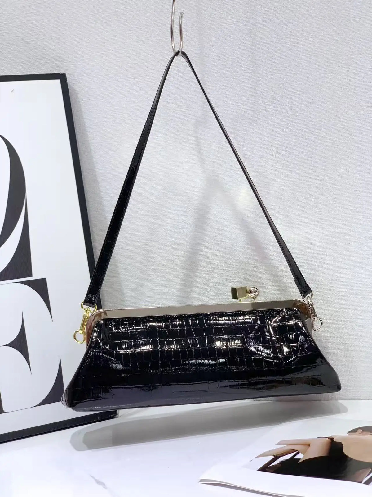 Luxury Clutch Crossbody Bag for Women – Designer Evening Handbag