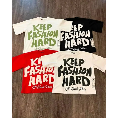 Graphic Print Cotton T-Shirt – Unisex Oversized Streetwear